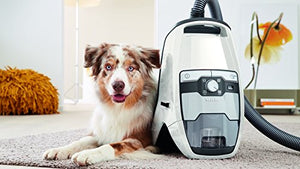 Miele Blizzard CX1 Cat & Dog Bagless Canister Vacuum, Lotus White