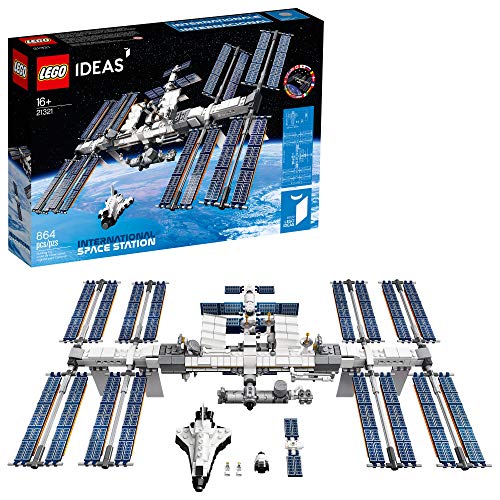 LEGO Ideas International Space Station 21321 Building Kit, Adult Set for Display, Makes a Great Birthday Present, New 2020 (864 Pieces)