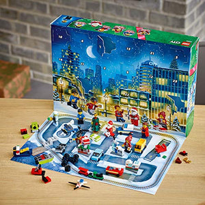 LEGO City Advent Calendar 60268 Playset, Includes 6 City Adventures TV Series Characters, Miniature Builds, City Play Mat, and Many More Fun and Festive Features, New 2020 (342 Pieces)