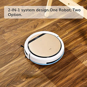 ILIFE V5s Pro, 2-in-1 Mopping,Robot Vacuum, Slim, Automatic Self-Charging Robotic Vacuum, Daily Schedule, Ideal for Pet Hair, Hard Floor and Low Pile Carpet.