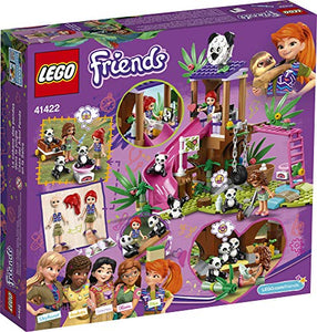 LEGO Friends Panda Jungle Tree House 41422 Building Toy; Includes 3 Panda Minifigures for KidsWho Love Wildlife Animals Friends Mia and Olivia, New 2020 (265 Pieces)