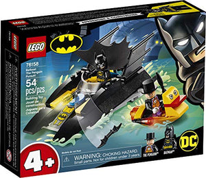 LEGO DC Batboat The Penguin Pursuit! 76158 Top Batman Building Toy for Kids, with Super-Hero Minifigures, 2 Boats, a Batarang and an Umbrella, Great Holiday or Birthday Gift, New 2020 (55 Pieces)