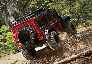 Traxxas | 1/10 Scale TRX-4 Scale and Trail Crawler with 2.4GHz TQi Radio, Red