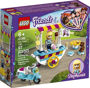 LEGO Friends Ice Cream Cart 41389 Building Kit, Featuring LEGO Friends Stephanie Mini-Doll, New 2020 (97 Pieces)