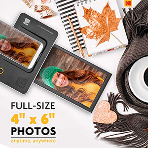 Kodak Dock & Wi-Fi Portable 4x6” Instant Photo Printer, Premium Quality Full Color Prints - Compatible w/iOS & Android Devices