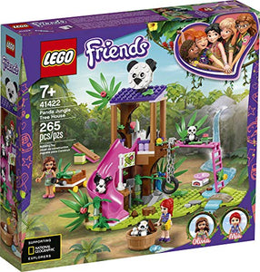 LEGO Friends Panda Jungle Tree House 41422 Building Toy; Includes 3 Panda Minifigures for KidsWho Love Wildlife Animals Friends Mia and Olivia, New 2020 (265 Pieces)