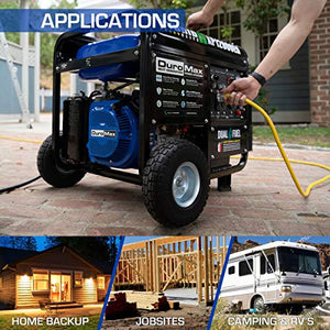 DuroMax XP12000EH Generator, Blue and Black