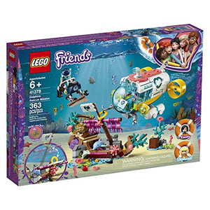 LEGO Friends Dolphins Rescue Mission 41378 Building Kit with Toy Submarine and Sea Creatures