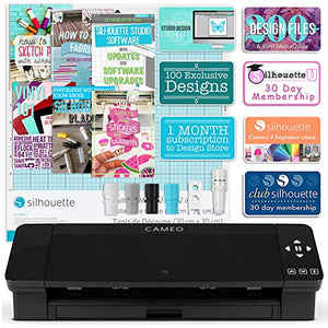 Silhouette Black Cameo 4 Bluetooth Business Bundle