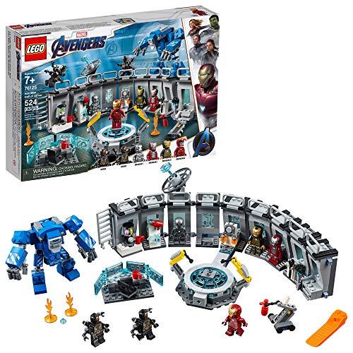 LEGO Marvel Avengers Iron Man Hall of Armor 76125 Building Kit