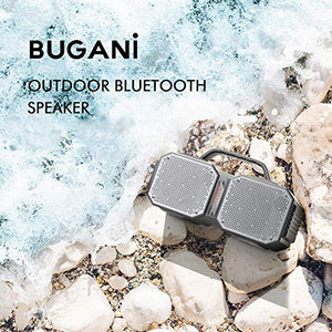 BUGANI Bluetooth Speaker, M83 Portable Bluetooth Speakers 5.0, 40W Super Power, Rich Woofer, Stereo Loud. Suitable for Family Gatherings and Outdoor Travel. (Black)