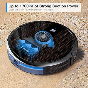 Coredy Upgraded R3500S Robot Vacuum Cleaner, 1700Pa Suction, Compatible with Wi-Fi Alexa, 2 Boundary Strips, Smart Self-Charging Robotic Vacuum, A Great House Helper for Cleaning Floor to Carpet