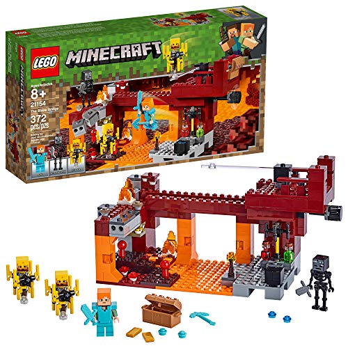 LEGO Minecraft The Blaze Bridge 21154 Building Kit (372 Pieces)