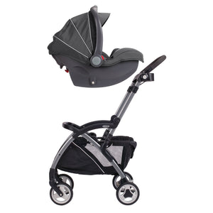 Graco SnugRider Elite Car Seat Carrier | Lightweight Frame Stroller | Travel Stroller Accepts any Graco Infant Car Seat, Black